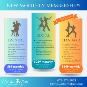 Monthly Memberships